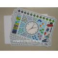 Fancy Turnplate Printing PP Placemat pour enfant